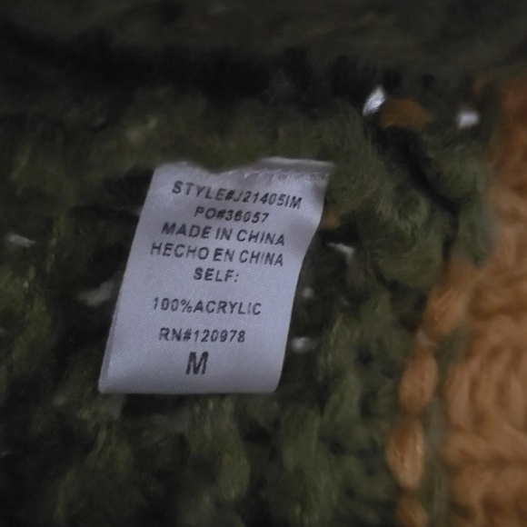 Chunky oversized cardigan multi color - Picture 4 of 4